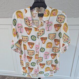 Cocktail Print Blouse